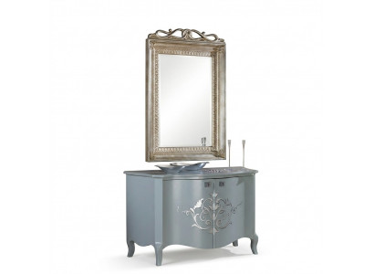 Klassieke wandspiegel houten frame spiegel meubels Nieuw 90x135 glazen frame wand.