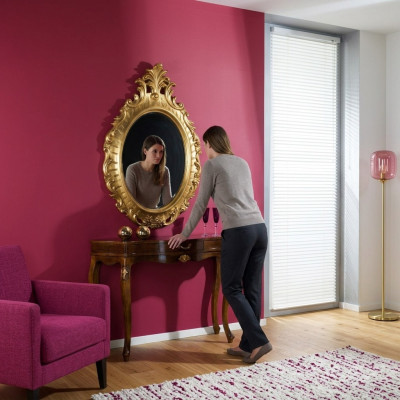Klassieke designer luxe spiegel wandspiegel barok rococo 88x133cm houten frame nieuw