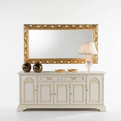 Wandspiegel frame Goud Glas Woonkamer 96x186 Spiegel Woonkamer Meubels Hangen