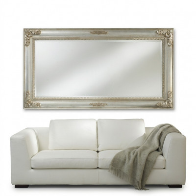 Wandspiegel Antiker Spiegel Barock Antik Holz 187x97 Hängespiegel Möbel Rahmen  Wandspiegel Antieke Spiegel Barok Antiek Hout 187x97 Ophangspiegel Meubels Frame