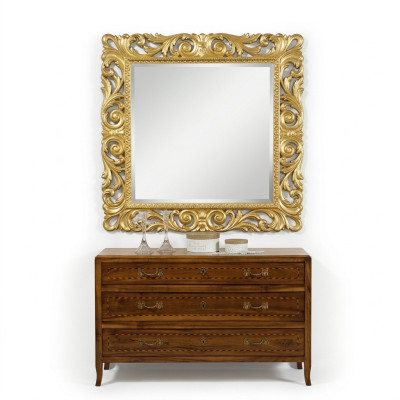 Ontwerp Grote Wandspiegel Spiegel Antiek Vintage Klassieke Muurspiegel Barok Rococo Nieuw