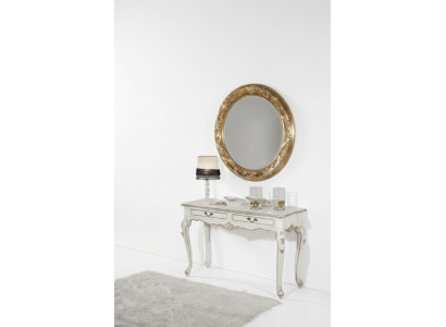 Ronde wandspiegel spiegel badgang ontwerp salon medusa antieke stijl glas rond nieuw