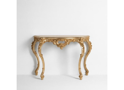 Barokke console tafel dressoir wandtafel gang tafel klassiek hout zilver nieuw