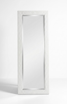 Handgemaakte spiegel Staande spiegel groot Houten frame echt hout 176x86cm Ophangen