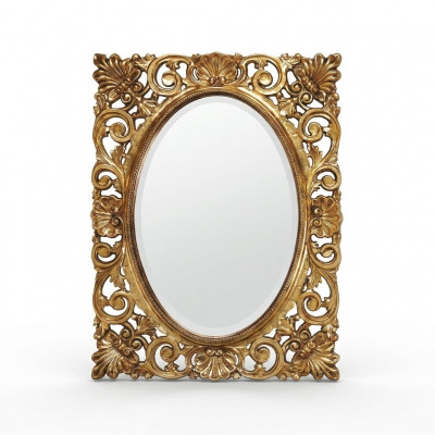 Spiegel houten frame wandspiegel klassiek design barok rococo houten frame xxl