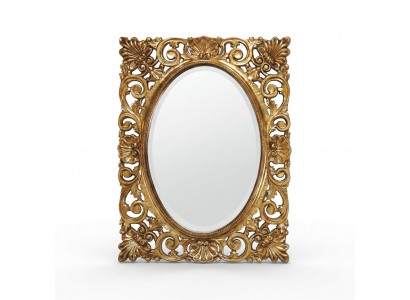 Spiegel houten frame wandspiegel klassiek design barok rococo houten frame xxl