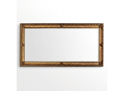 Grote wandspiegel xxl koninklijke barokstijl design meubelen rococo houten frame 181x91.
