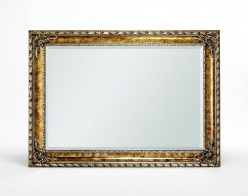Klassieke ontwerper spiegel wandspiegel barok rococo 101x171cm houten frame nieuw