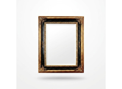 Klassieke designer spiegel wandspiegel barok rococo 96x133cm houten frame nieuw