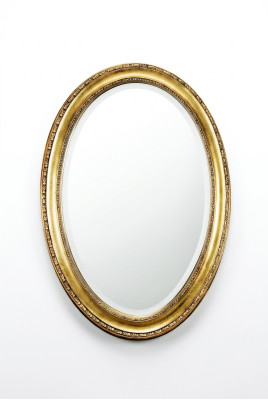 Medusa Ovale Spiegel Bad Ontwerp Ronde Wandspiegel Ronde Barok Rococo Houten Frame