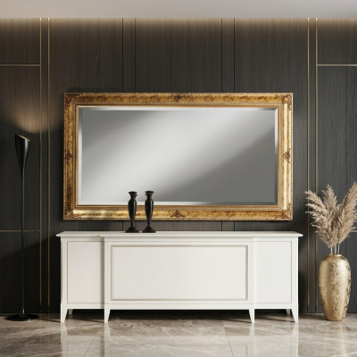 Wandspiegel Houten Frame Hangspiegel Gouden Spiegel Wandspiegel Woonkamer Nieuw