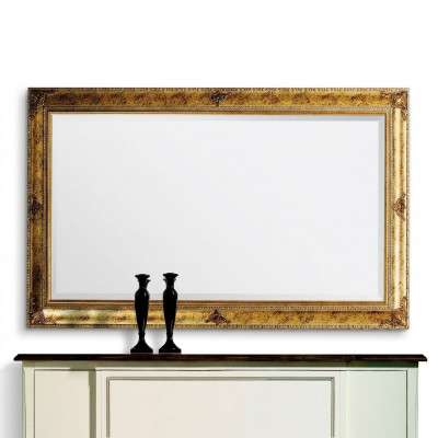 Wandspiegel Houten Frame Hangspiegel Gouden Spiegel Wandspiegel Woonkamer Nieuw