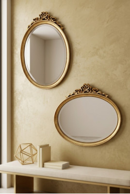 Klassieke designspiegel Grote wandspiegel Retro Barok Rococo Goud SP7630
