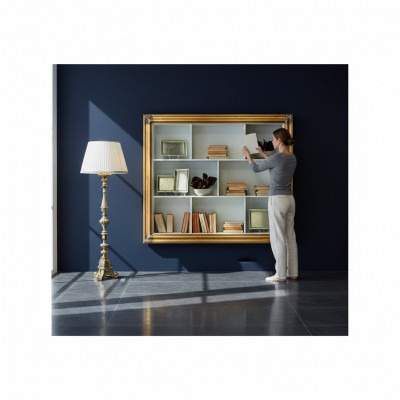 Wandplank Boekenkast Boekenkast Woonkamer Muur Luxe