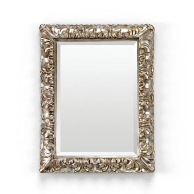 Klassieke grote spiegel wandspiegel hangspiegel houten frame kapstok SP6890