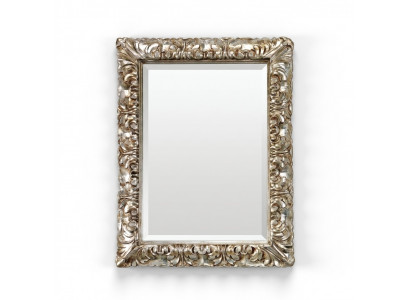 Klassieke grote spiegel wandspiegel hangspiegel houten frame kapstok SP6890