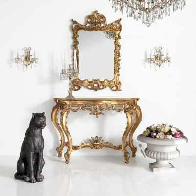 Kaptafel Console Kaptafels Tafel Consoles Secretaris Spiegel