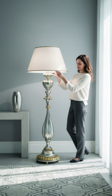 Ontwerper xxl Grote lamp Vloerlamp Staande lamp Lamp Verlichting Ø 65 * 140cm