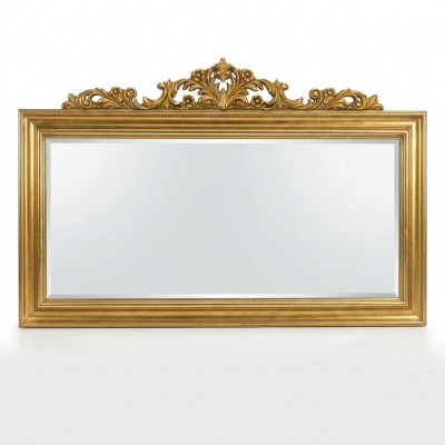 Spiegel houten frame Grote wandspiegel Luxe Klassiek designer Barok Rococo hout