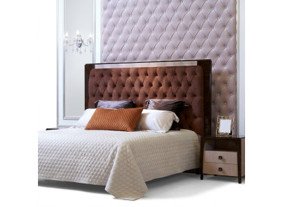 Bed Luxe gestoffeerd design tweepersoonsbedden hotel Huwelijksslaapkamer Textiel