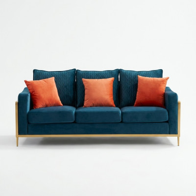 Bankstel 3+2 zitplaatsen Set Design Banken Gestoffeerde Banken Textiel Relax Garnituren