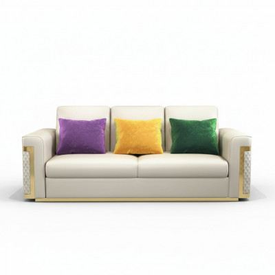 Compleet set bankstel 3 2 1 zits designer 3-delige leren bank