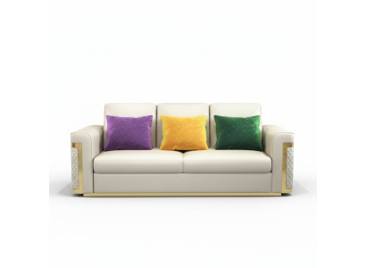 Compleet set bankstel 3 2 1 zits designer 3-delige leren bank