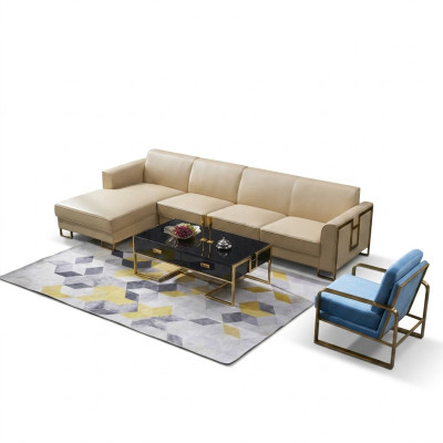 Woonlandschap L Vorm Hoekbank Bank Ontwerp Bekledingsset Bank Hoek