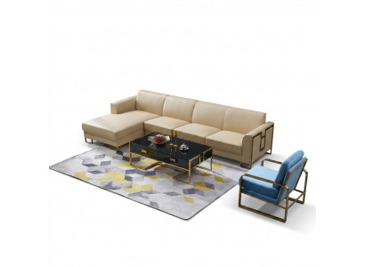 Woonlandschap L Vorm Hoekbank Bank Ontwerp Bekledingsset Bank Hoek