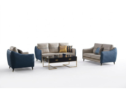 Ontwerp Klassieker Chesterfield Groot xxl 3-Zits Bank Leer Stof Bankstellen