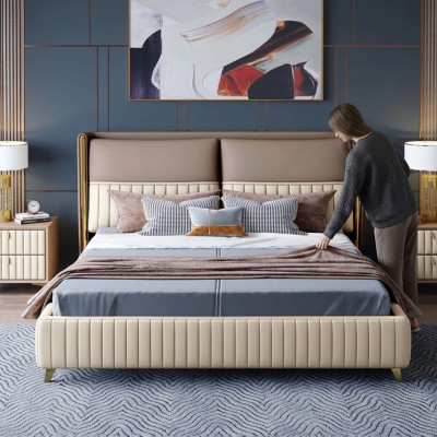 Tweepersoonsbed Bed Huwelijk Bed Ontwerp Luxe Bedden Moderne Stijl nieuw 180x200cm!