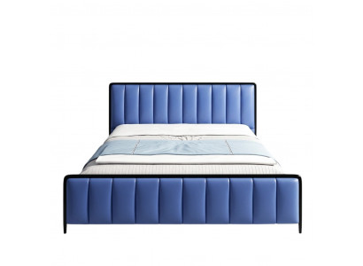 Ontwerp tweepersoons leren bed bedden bed leren slaapkamer meubels huwelijk 180x200