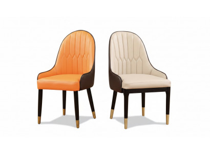Ontwerper luxe stoel gestoffeerde fauteuil stoelen 1x fauteuil woonkamer eetkamer
