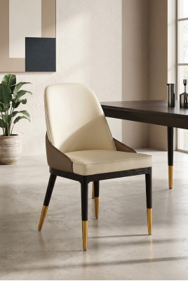 Fauteuil Stoel 1x Eetkamer Lounge Stoel Gestoffeerde Kunstleren Tv