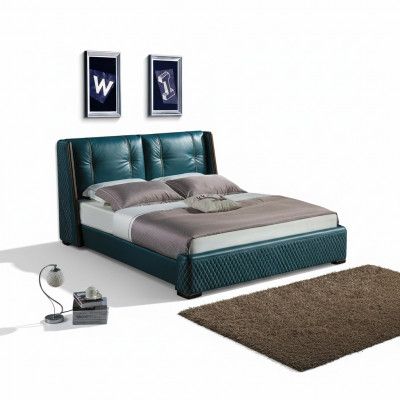 Bed Houten Bedden Luxe. Hotel Tweepersoonsbed Klassiek Bedframe Landhuis