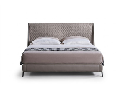 Luxe slaapkamer bed gestoffeerd design 180x200 dubbele hotelbedden textiel nieuw