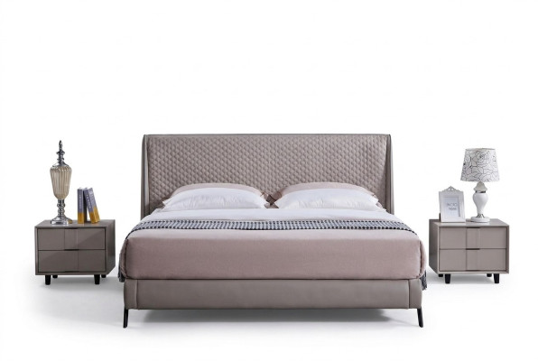 Compleet slaapkamer set Bed 2x Nachtkastje 3-delige sets Designer Luxe