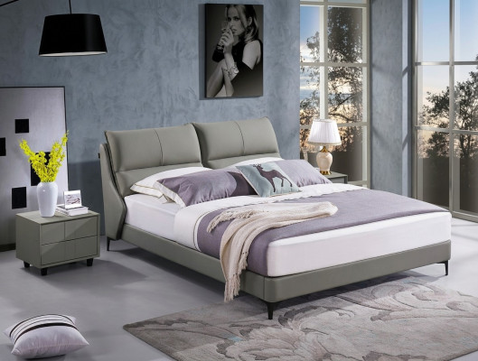 Gestoffeerd bed Bedden Bed Bekleding Ontwerper Hotel Tweepersoons Luxe Meubels