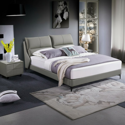 Luxe slaapkamer meubels bed 2x nachtkastje set bedden hotel meubels 3-delig gestoffeerd.