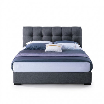 Bed Ontwerp Luxe Dubbele Hotelbedden Huwelijksslaapkamer Blauw Stijl Wit
