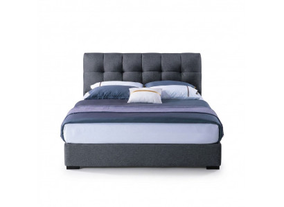 Bed Ontwerp Luxe Dubbele Hotelbedden Huwelijksslaapkamer Blauw Stijl Wit