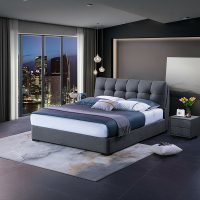 Design bedden slaapkamer sets Bed 2x nachtkastje Klassieke luxe meubelen 3-delig