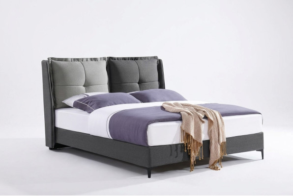 Bed Padding Design. Luxe dubbele hotelbedden echtelijk slaapkamerleer
