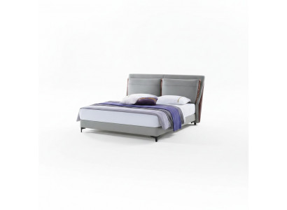 Houten bed Bed Tweepersoonsbed Luxe Meubels Slaapkamer Hotel 180x200cm Bedden Leer