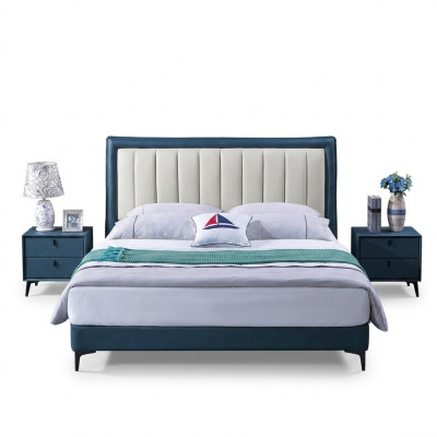 Slaapkamer Groep Bed Luxe Meubels Bedden Nachtkastjes 3-delige Set