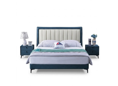 Slaapkamer Groep Bed Luxe Meubels Bedden Nachtkastjes 3-delige Set