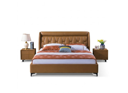 Luxe slaapkamer meubels bed 2x nachtkastje set bedden hotel meubels 3-delig. Wonen!