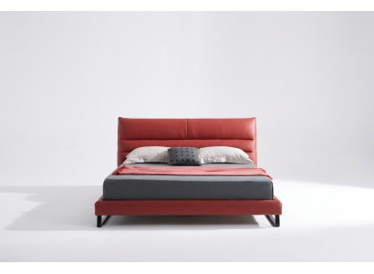 Bed bekleding ontwerp luxe decor dubbele hotelbedden slaapkamer leer.