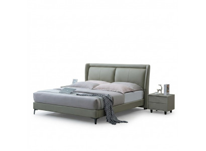 Tweepersoons slaapkamer bedden luxe meubels tweepersoonsbed beige hotelinrichting.
