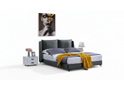 Tweepersoons slaapkamer bedden Luxe tweepersoons bed Beige hotelinrichting meubilair.